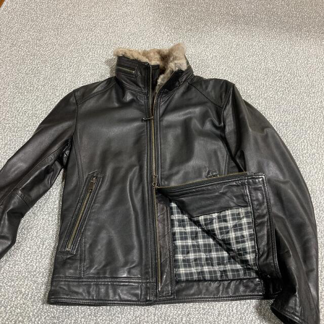 BURBERRY BLACK LABEL(バーバリーブラックレーベル)の【バーバリー ブラックレーベル】　ライダース　レザージャケット メンズのジャケット/アウター(ライダースジャケット)の商品写真