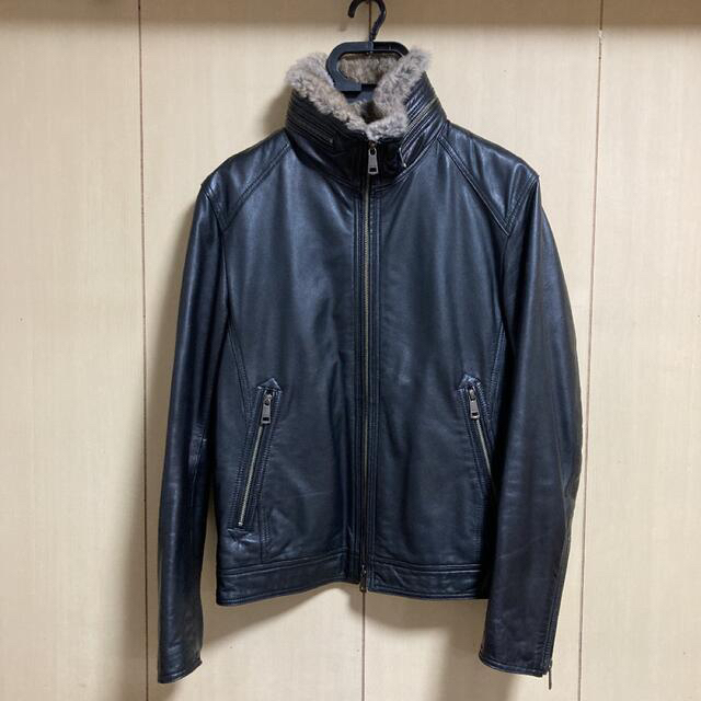 BURBERRY BLACK LABEL(バーバリーブラックレーベル)の【バーバリー ブラックレーベル】　ライダース　レザージャケット メンズのジャケット/アウター(ライダースジャケット)の商品写真