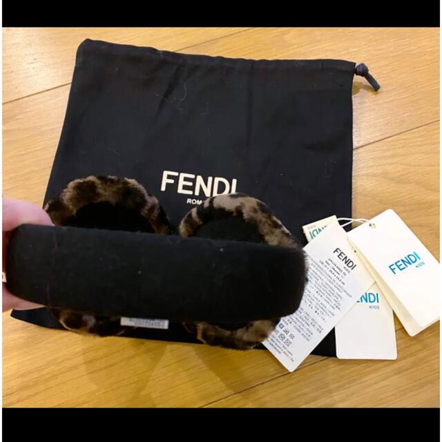 FENDI(フェンディ)のFendiのズッカ柄のファーイヤマフ レディースのファッション小物(イヤーマフ)の商品写真