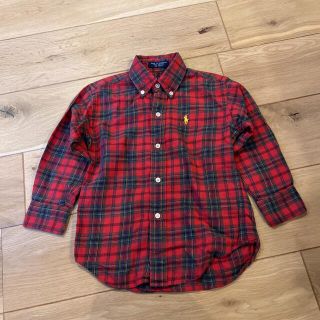 ポロラルフローレン(POLO RALPH LAUREN)のポロ　ラルフローレンチェックシャツ　キッズ　110cm  4T(ブラウス)