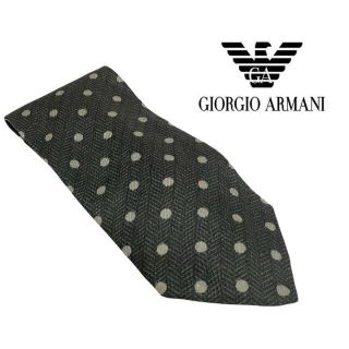 ジョルジオアルマーニ(Giorgio Armani)の【美品】ジョルジオアルマーニ　ネクタイ　スーツ　フォーマル　高級　ドット(ネクタイ)