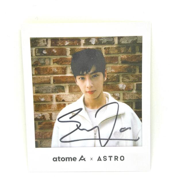 ASTRO atome チャウヌ サイン入り ポラロイド - K-POP/アジア