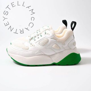 ステラマッカートニー(Stella McCartney)の新品 STELLA MCCARTNEY Eclypse レザースニーカー 緑(スニーカー)