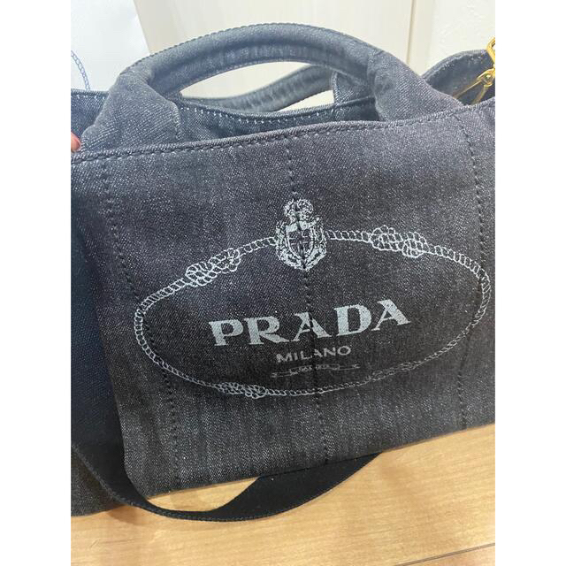 時間限定値下げします！PRADA⭐︎カナパ⭐︎ブラックデニムMサイズ⭐︎NERO 5