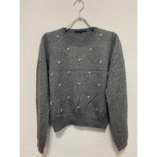 アナイ(ANAYI)の美品 ANAYI カットソー ニット グレー(ニット/セーター)