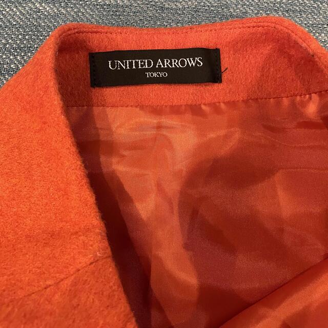 UNITED ARROWS(ユナイテッドアローズ)のユナイテッドアローズ　オレンジスカート レディースのスカート(ミニスカート)の商品写真