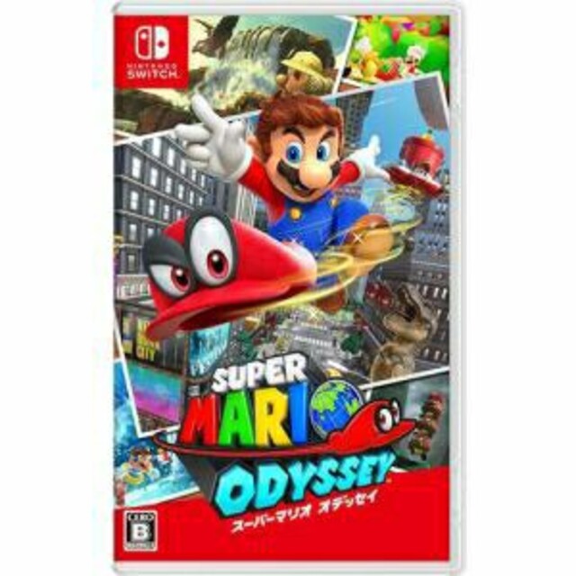 任天堂(ニンテンドウ)のマリオオデッセイ　Switch　ソフト エンタメ/ホビーのゲームソフト/ゲーム機本体(携帯用ゲームソフト)の商品写真