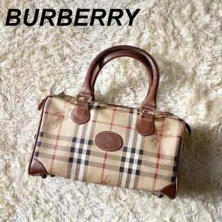 バーバリー(BURBERRY)の【美品✨】BURBERRY バーバリー ハンドバッグ ミニボストン ノバチェック(ハンドバッグ)