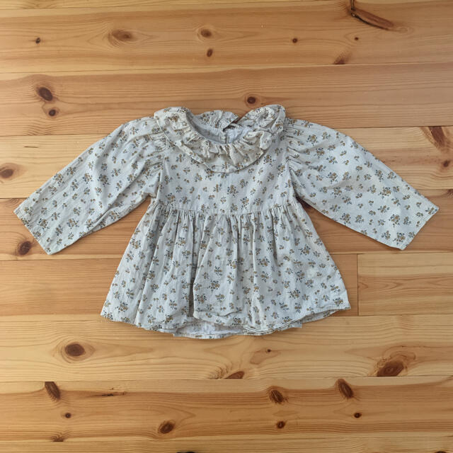 aosta olive blouse キッズ/ベビー/マタニティのキッズ服女の子用(90cm~)(ブラウス)の商品写真