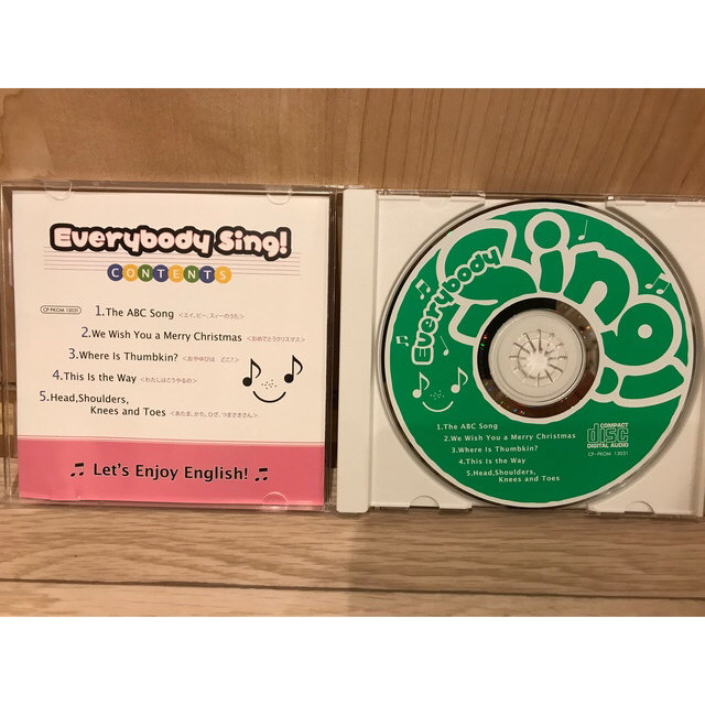 英語 歌 サンプル CD 3枚DVD1枚セット 歌詞本付き