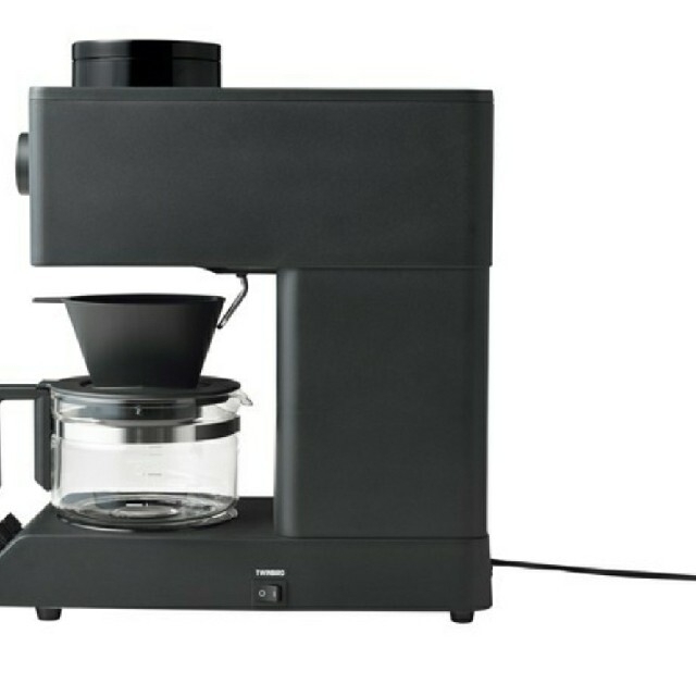 新品・未使用】ツインバード 全自動コーヒーメーカー CM-D457B ブラック-
