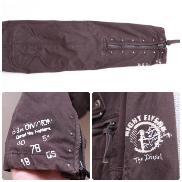 DIESEL(ディーゼル)のDIESEL ライダースジャケット メンズ メンズのジャケット/アウター(ライダースジャケット)の商品写真
