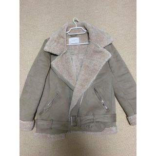 ザラ(ZARA)のZARA ムートンコート ボアブルゾン ファー (ムートンコート)