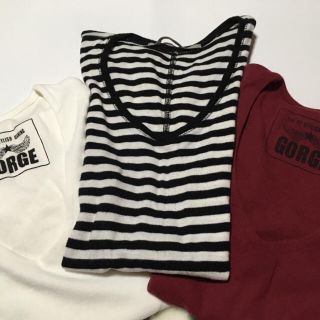 アズールバイマウジー(AZUL by moussy)の新品あり AZUL・GORGE VネックロンT 3枚set(Tシャツ(長袖/七分))