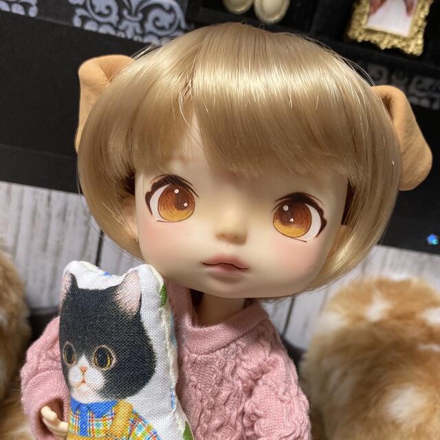 専用monstdollカスタム　わんこちゃん（犬耳付き）