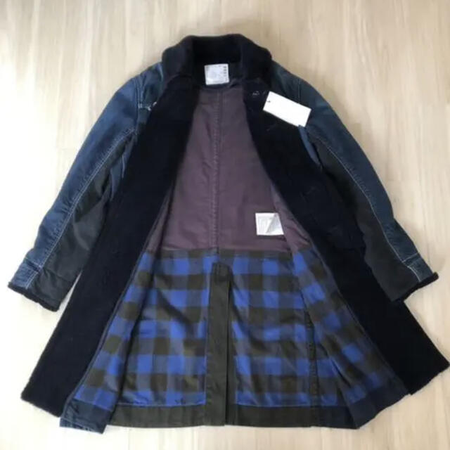 sacai(サカイ)のsacai 18AW ボアデニムコート 定価136400円税込 メンズのジャケット/アウター(その他)の商品写真