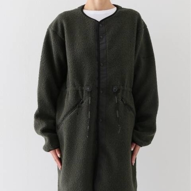 JOURNAL STANDARD(ジャーナルスタンダード)のWOOLRICH 】 LIGHT PILE LONG JACKET レディースのジャケット/アウター(ノーカラージャケット)の商品写真