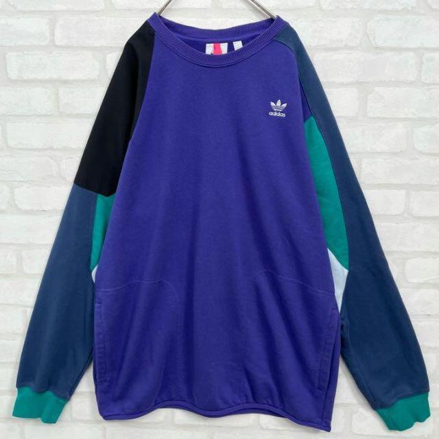 adidas(アディダス)の【極激レア】アディダス クレイジー トレフォイル スウェット トレーナー 限定 メンズのトップス(スウェット)の商品写真