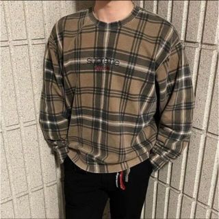 【平日セール】Supreme - Plaid Crewneck