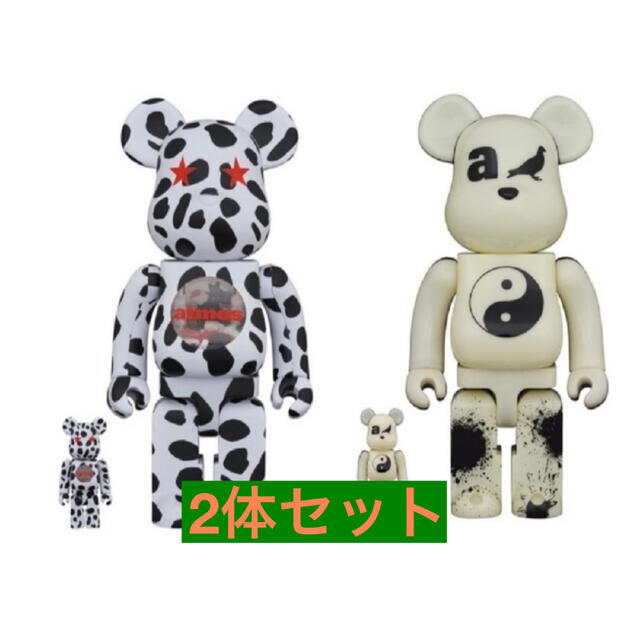 BE@RBRICK x atmos ×STAPLE/Dalmetian セット