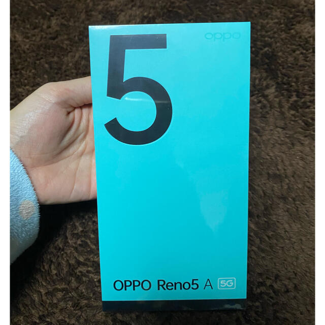 OPPO(オッポ)のOPPO Reno5 A 5G SIMフリー　オッポ　レノ5 イーシム スマホ/家電/カメラのスマートフォン/携帯電話(スマートフォン本体)の商品写真