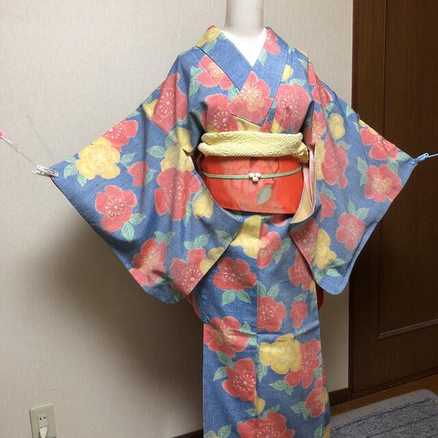 新品未使用着物、羽織、長襦袢3点セット お出かけセット お嫁入りのお