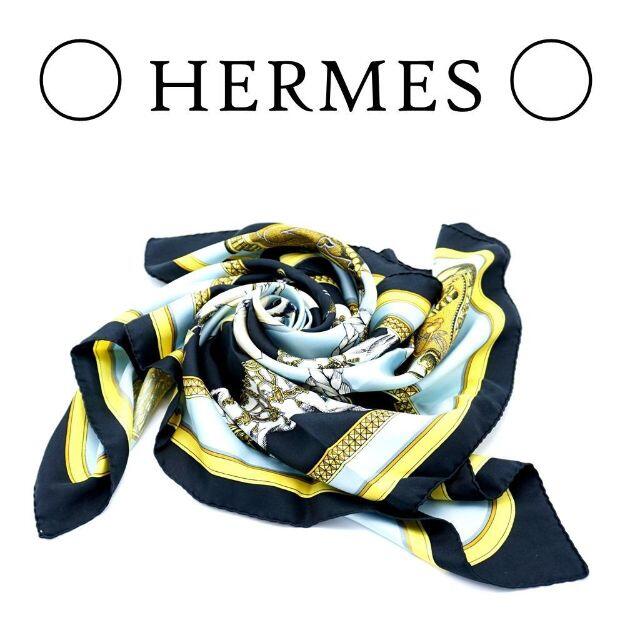 【美品】HERMES エルメス カレ スカーフ GRAND APPARATエルメス✔商品名