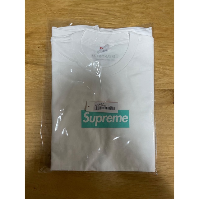 Supreme(シュプリーム)のSupreme x Tiffany  Box Logo Tee  M メンズのトップス(Tシャツ/カットソー(半袖/袖なし))の商品写真
