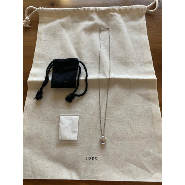 BEAUTY&YOUTH UNITED ARROWS(ビューティアンドユースユナイテッドアローズ)のLORO  locket necklace  ロケットネックレス　シルバー　S レディースのアクセサリー(ネックレス)の商品写真