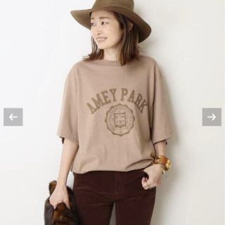 Deuxieme Classe 【アメリカーナ】AMEY PARK Tシャツ(Tシャツ(半袖/袖なし))