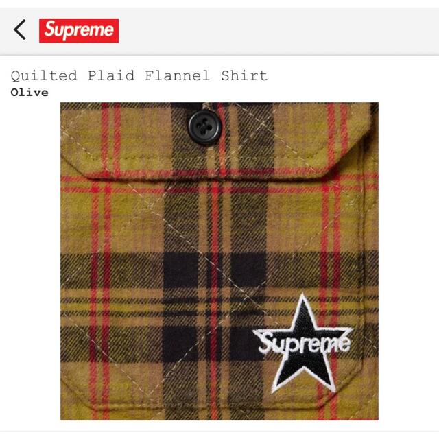 Supreme(シュプリーム)のSupreme Quilted Plaid Flannel Shirt メンズのトップス(シャツ)の商品写真