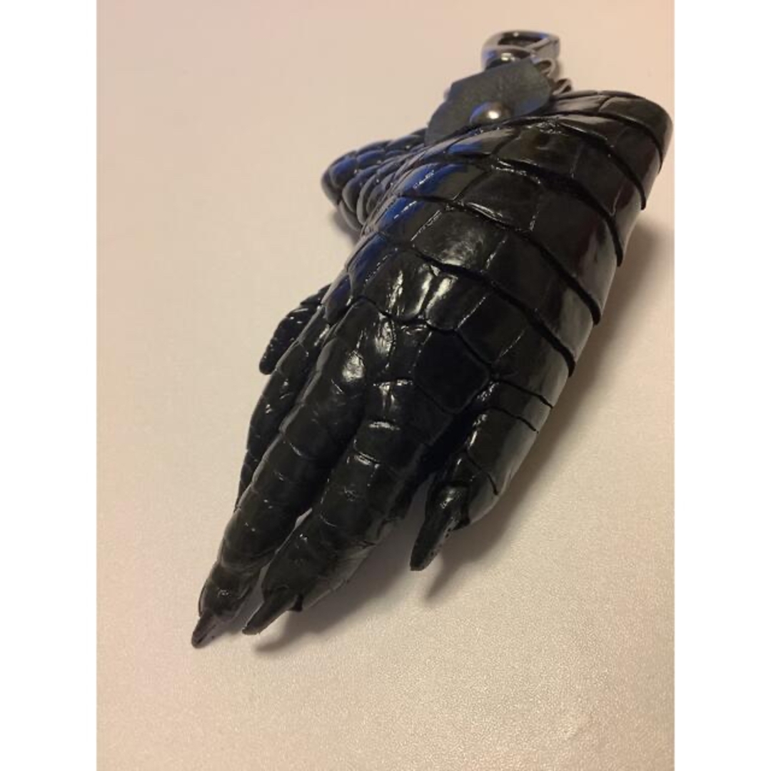 《　本物　新品　》　クロコダイル　クロコ　鰐　5本指　キーホルダー　チャーム　② メンズのファッション小物(キーホルダー)の商品写真