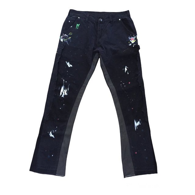 gallery dept type painter pants black