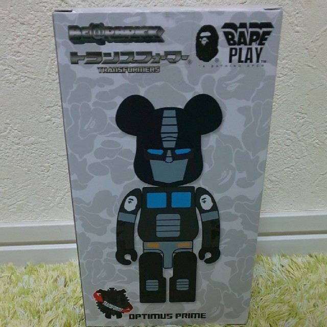 A BATHING APE(アベイシングエイプ)のBearbrick TRANSFORMERS OPTIMUS PRIME BAP ハンドメイドのおもちゃ(フィギュア)の商品写真