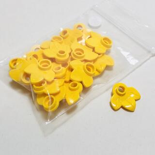 レゴ(Lego)の【新品未使用】レゴ　LEGO 葉　葉っぱ　三枚葉　イエロー　黄　25個(知育玩具)