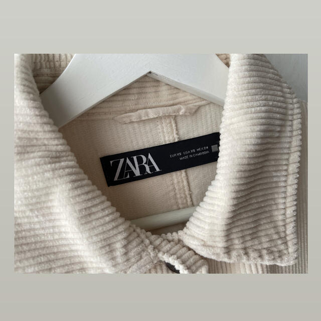 ZARA コーデュロイジャケット ロング レディースのジャケット/アウター(その他)の商品写真