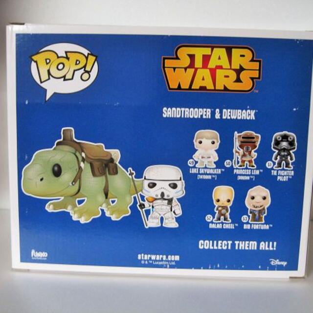 Disney(ディズニー)の Funko Pop Star Wars Sandtrooper&Dewbak エンタメ/ホビーのフィギュア(SF/ファンタジー/ホラー)の商品写真