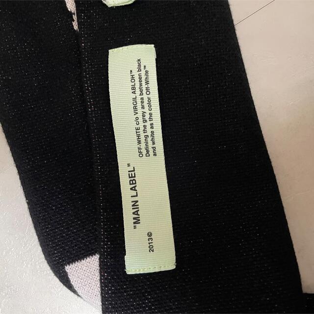 OFF-WHITE(オフホワイト)のoff-white マフラー　破格　確実正規品 メンズのファッション小物(マフラー)の商品写真