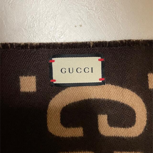 得価再入荷 Gucci - GUCCI ロゴマフラー 確実正規品 偽物の場合返品