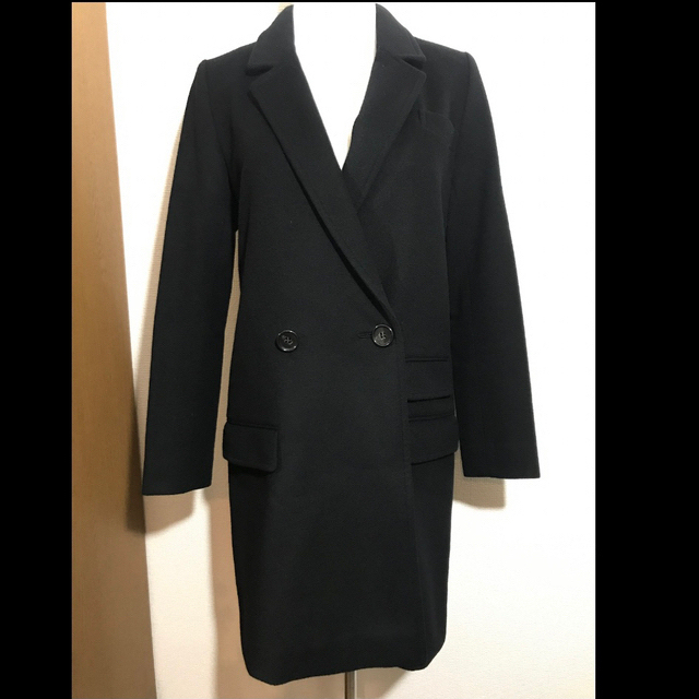 極美品◉セオリーリュクス 黒 ウール チェスターコート 36 | フリマアプリ ラクマ