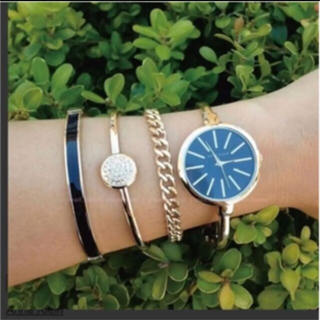 ANNE KLEIN(アンクライン)のアンクライン　ブレスレット付き腕時計 レディースのファッション小物(腕時計)の商品写真