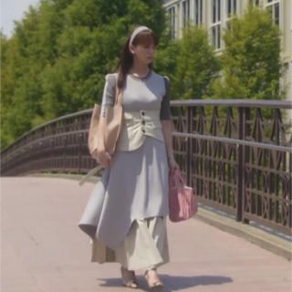 ワンピース FURFUR カラーブロックニットワンピース XNgkz