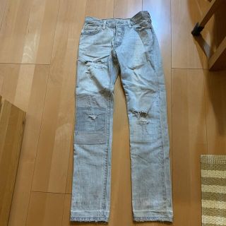 リーバイス(Levi's)のリーバイス　ダメージデニム　24(デニム/ジーンズ)