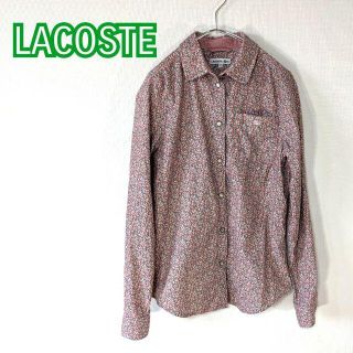 ラコステ(LACOSTE)の【LACOSTE】長袖シャツ　花柄　総柄　リバティ　柄シャツ　白ワニロゴ(シャツ/ブラウス(長袖/七分))