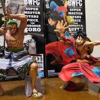 バンダイ(BANDAI)の【早い者勝ち】SMSP ワンピース　ルフィ太郎&ゾロ十郎　2次元彩色　海外正規品(フィギュア)