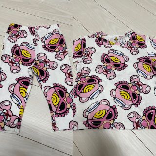 ヒステリックミニ(HYSTERIC MINI)の専用.②.③お誕生日価格🎂第2段.【美品】白レギ.90cm🧸🤍💗(パンツ/スパッツ)