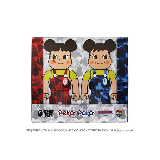 BE@RBRICK BAPE × ペコちゃん & ポコちゃん1000%(2体) | wic-capital.net