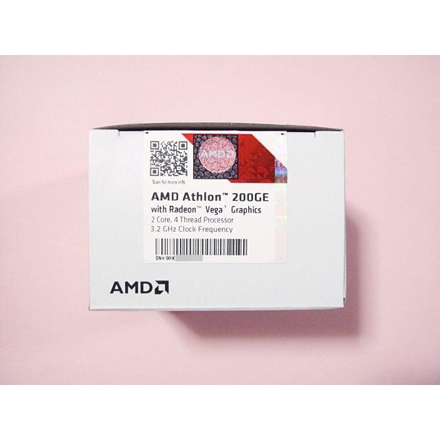 PCパーツAMD Athlon 200GE Socket AM4 TDP35W [美品]