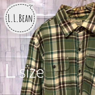 エルエルビーン(L.L.Bean)のエルエルビーン　L.L.Bean チェックシャツ　Lサイズ(シャツ)