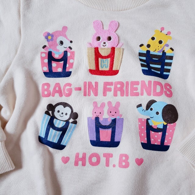 HOT BISCUITS(ホットビスケッツ)の専用　HOTBISCUITS　110　トレーナー キッズ/ベビー/マタニティのキッズ服女の子用(90cm~)(Tシャツ/カットソー)の商品写真